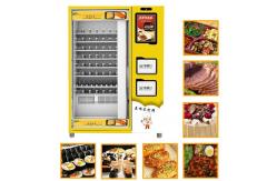 China Mobile Light Meal Fast Food Vending Machine Convenient With Customized Sticker supplier