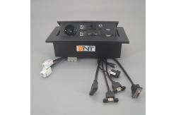 China Table Top Electrical Outlet Socket For Kitchen And Office Power Socket supplier