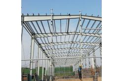 China Prefabricated Steel Structures Pre Built Warehouse Steel Portal Frame supplier