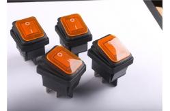 China High Performance Waterproof Rocker Switch Illuminated For Electric Motor Car supplier