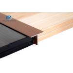 T8 Aluminum T Profiles , ASTM Extruded Aluminum T Slot Plate Alu6063 Powder Coating Wood Grain for sale