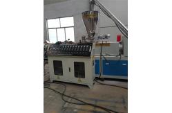 China 20mm To 110mm PVC Water Pipe Extrusion Line With Twin Screw Extruder supplier