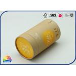 Kraft Paper 157gsm Copper Paper Food Grade Packaging Tube Box for sale
