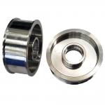 Aluminum Alloy CNC Turning Parts For Micro Machining Polished And Black Anodizing for sale
