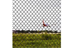 China Diamond Pattern Opening 25mm Airport Security Stainless Steel Chain Mesh Fence supplier