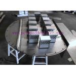 316l Plate 900mm Air Jet Distillation Tower Trays With Liquid Downcomer