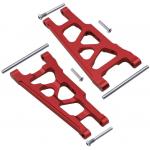 Red Rear Suspension Control Arms  Ordinary Anodized 10um CNC Aluminum Parts