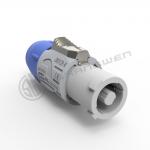 3 Pin Circular Power Connector Electrical Powercon Male PA6 Material