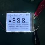 Monochrome  White Segment HTN Positive LCD Screen Display 3.3V 27PIN