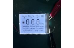 China Monochrome  White Segment HTN Positive LCD Screen Display 3.3V 27PIN supplier