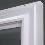 Single Hung PVC Sliding Window Flush Casement UPVC Windows ODM