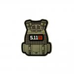 Military PVC Badge Patch Tactical Gear 3D Embroidery For Bags Hats​ for sale