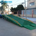 10T Movable Dock Ramp Portable Loading Ramp For Unloading Trucks