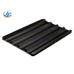 RK Bakeware China Foodservice NSF Australia Mackies 5 Flutes Nonstick Glazed Aluminum Baguette Baking Tray for sale