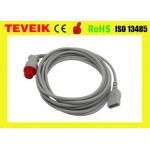 Datex IBP cable, round 10pin to Utah adapter for Air-Shields AS-100 AS-441/Datex-Ohmeda AS3 AS5 for sale