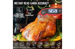 China Digital Instant Read Meat Thermometer Waterproof Ultra Fast With Backlight Calibration supplier