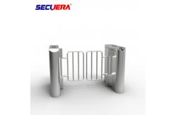 China Access Control System Price WithTempered Glass Full Height Sliding face recognition Turnstile supplier