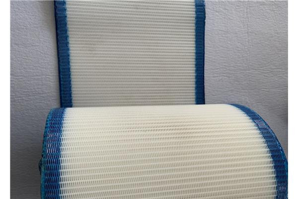 White And Blue Monofilament Polyester Mesh Belt For Drying Packing Paper