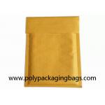 Recyclable 6 Color Printing Yellow Kraft Bubble Mailer for sale