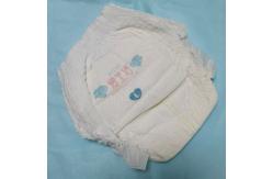 China Breathable Magic Cotton Disposable Baby Diaper Pants Elastic waist supplier