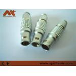 Brass Gold Plated Medical Cable Connectors Metal 1B 2pin 4pin 5pin 6pin Connector for sale