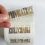 70mm 30mm Holographic Die Cut Stickers Transparent Eco Friendly for sale