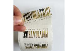 China 70mm 30mm Holographic Die Cut Stickers Transparent Eco Friendly supplier