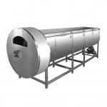 1.5T/H Spiral Precooking Stianless Steel Blaching Fruit Processing Equipment Full Automatic for sale