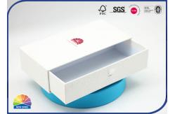 China Customized Logo 1C Printed Luxury Drawer Paper Box Matte Lamination supplier