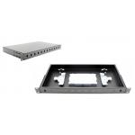 1U 19inch Empty Fixed Rack mount Fiber patch panel for sale