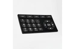 China Abrasion Resistant Silicone Rubber Keypads , Rubber Membrane Switch Multifunctional OEM supplier