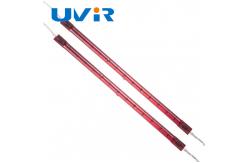 China Ruby Single Infrared Quartz Tube 230V 2000W High Thermal Efficiency supplier