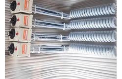 China PTFE Single Tubular Spiral Heaters Vertical Horizontal Bottom Position supplier