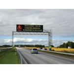 High Brightness Electronic Traffic Signs Low Power Consumption For Highway for sale