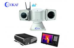 China Dual Spectrum 4G Thermal PTZ Camera Long Range Day / Night Camera supplier