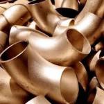 Copper Nickel Elbow ASME/ANSI B16.5 6  Butt Welding Pipe Fittings 90/10 70/30 C30600 for sale