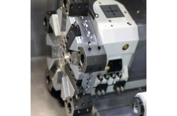 China Linear High Precision CNC Lathe Machine With Dual Spindle 380v supplier