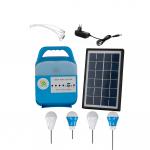 High Efficiency Magneto Solar Energy System 3.7V Household LED Lighting Kit Grid for sale
