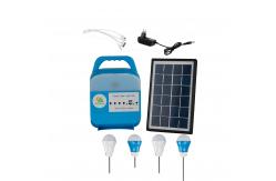 China High Efficiency Magneto Solar Energy System 3.7V Household LED Lighting Kit Grid supplier