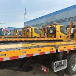 Tow Truck Wrecker With 5T Towing Tonnage And Diesel Fuel Flatbed Towing Equipment
