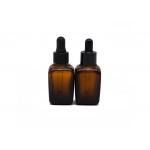 Latex Rubber 30Ml Dropper Glass Amber Glass Essential Oil Bottle for sale