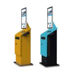China Car Wash Parking Hotel Airport Bank Mall Self Service Coin Cash Bill Recycler Payment Kiosk Terminal with A4 Printer Scanner factory