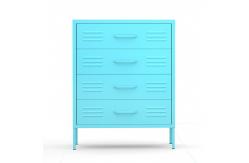 China 4 Drawers Home Use Metal Storage Half Height Locker With Stand Leg supplier