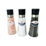 Compact Grinder And Shaker With Condiment Manual Plastic Grinder Mill With Salt Pepper for sale