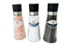 China Compact Grinder And Shaker With Condiment Manual Plastic Grinder Mill With Salt Pepper supplier