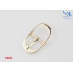 Elegant Style Brass Center Bar Buckle , Custom Design Decorative Shoe Buckles for sale