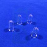 1100C Transparent Customized Clear Round Bottom Quartz Test Tube For Scientific Experiments for sale