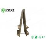 Custom Made Color Printing Portable Cardboard Paper Floor Hook Display Rack for sale