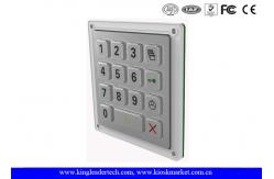China Door Metal Keypad 4 X 4 Matrix With Rugged Stainless Steel Material supplier