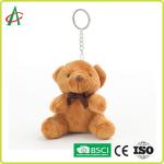 CPSIA Plush Small Teddy Bear Keyring 10cm Height for sale